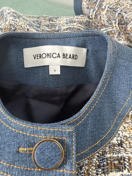 Veronica Beard Ainslie Tailored Tweed Jacket - Picture 9 of 13